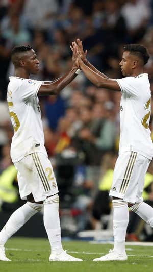 Vinicius y Rodrygo en 2019.