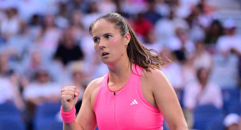 Kasatkina, en un partido.