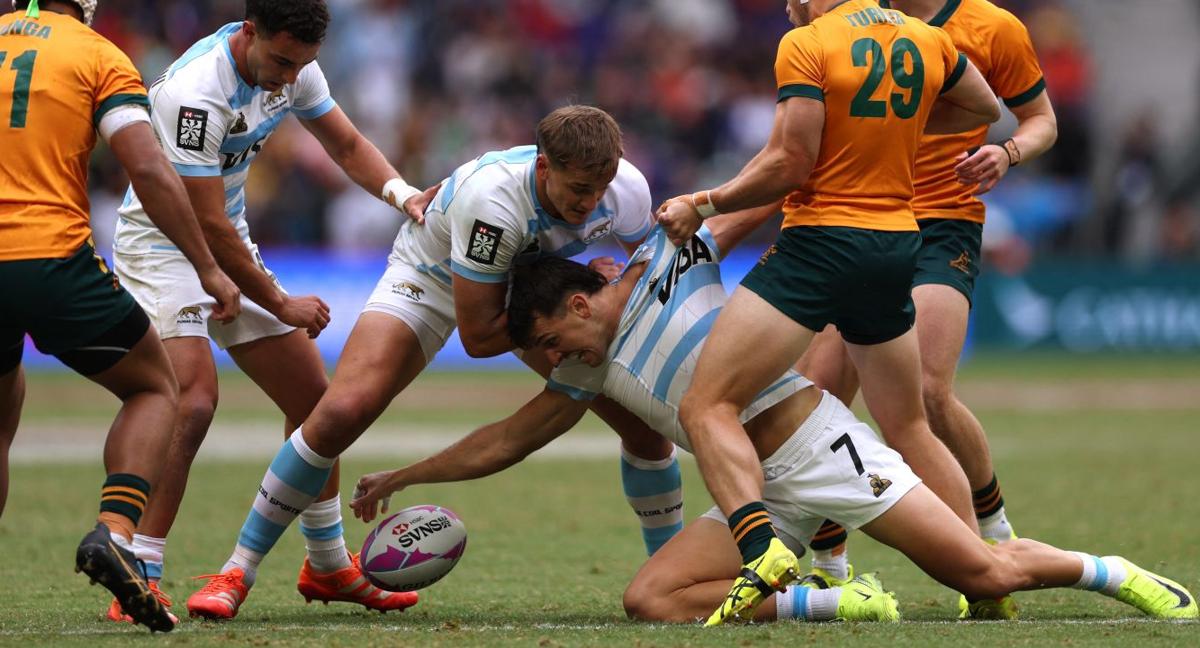 ¿Quién anota el ensayo de los Pumas 7s?