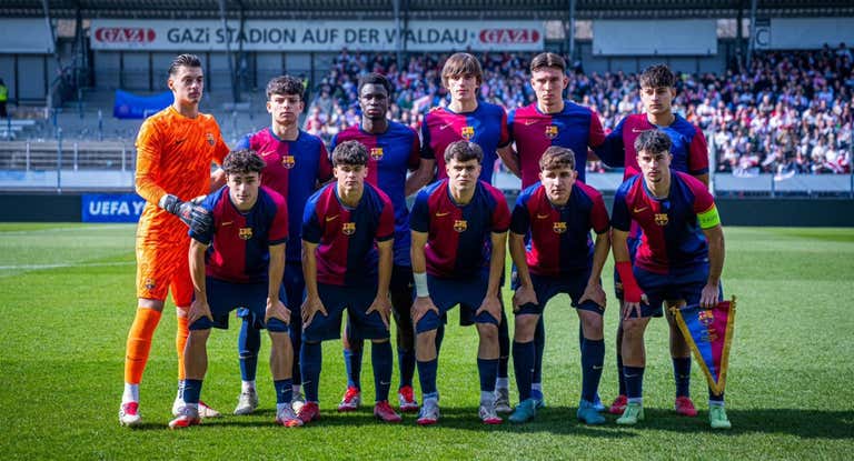 El Juvenil A del Barça se ha clasificado para las semifinales de la Youth League.