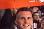 Movistar caza involuntariamente al portero del Getafe con una bufanda del Atlético en el Metropolitano, donde le metieron cinco