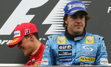 20 años del adelantamiento imposible de Fernando Alonso a Michael Schumacher: «Todo el mundo supo que llegaba el nuevo rey»