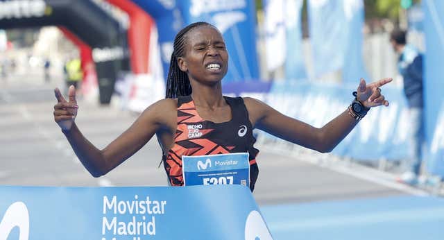 Emmy Jepkemoi Mutai y Levy Kibet Chematot conquistan el Movistar Madrid Medio Maratón 2025