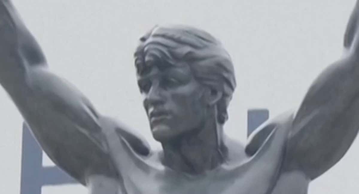 El Presidente de la FIFA, Gianni Infantino, está visitando Filadelfia a lo Rocky Balboa.