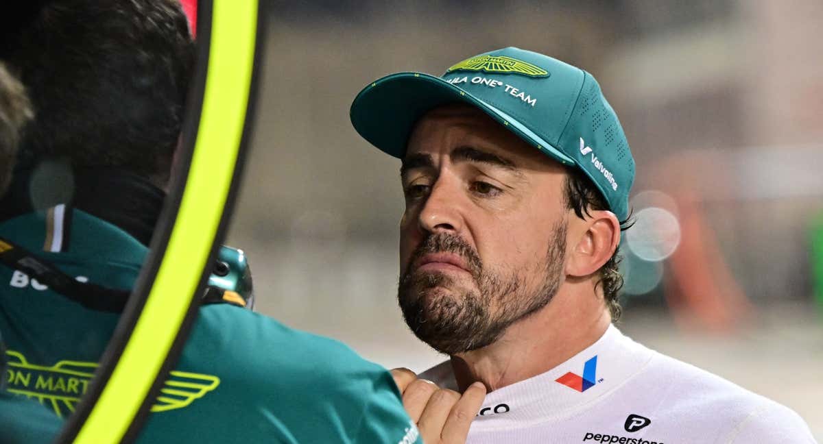 Alonso sabe que su Aston Martin no tiene más./REUTERS