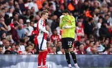 El Arsenal rota antes del Real Madrid y pincha en la Premier