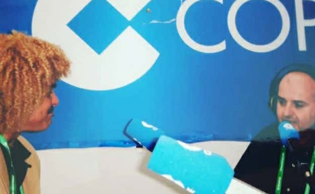 Juanma Rodríguez con Valderrama.  CEDIDA