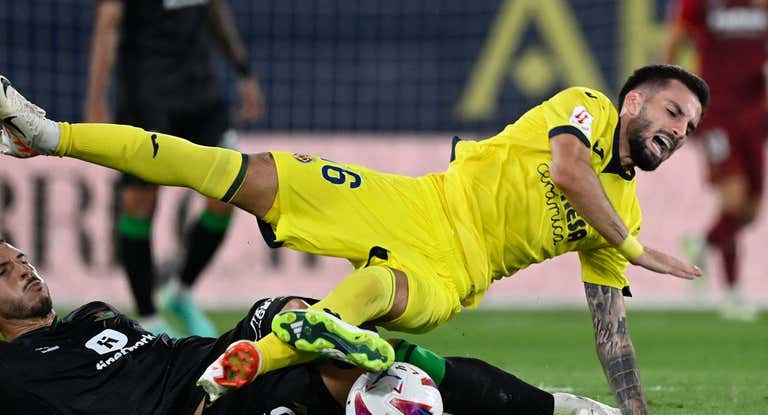 Baena, en un partido con el Villarreal, la pasada temporada.