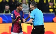 Lo que hay detrás de las caras de Lamine Yamal en Dortmund no es lo que parece