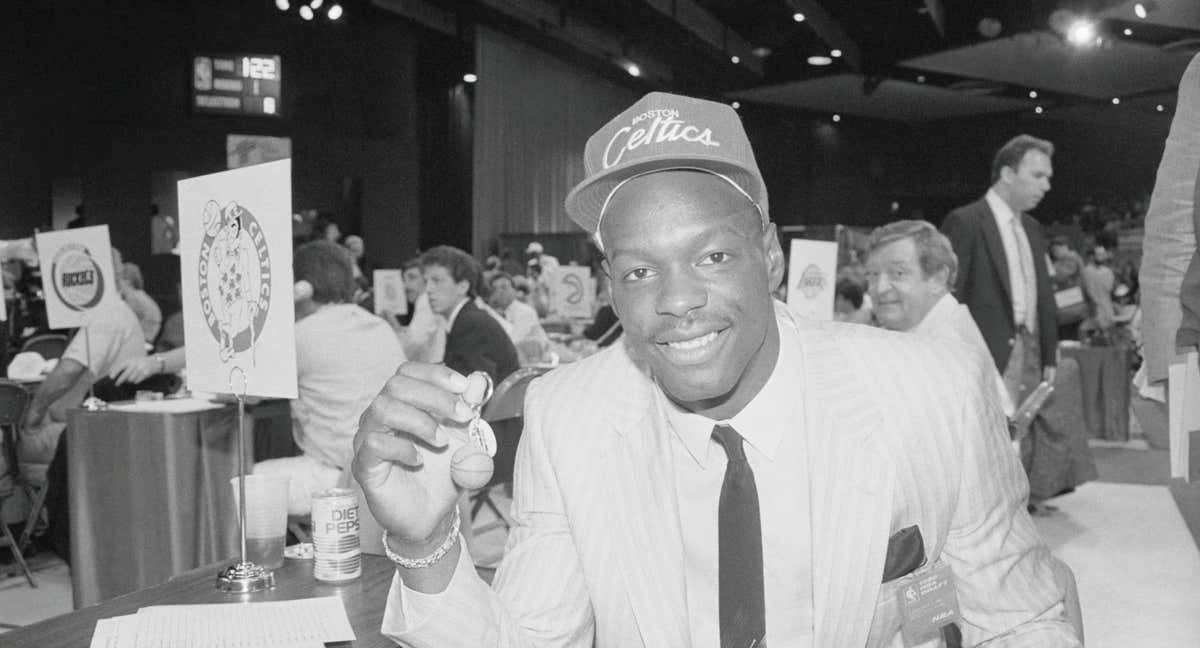 Len Bias en la noche del draft.