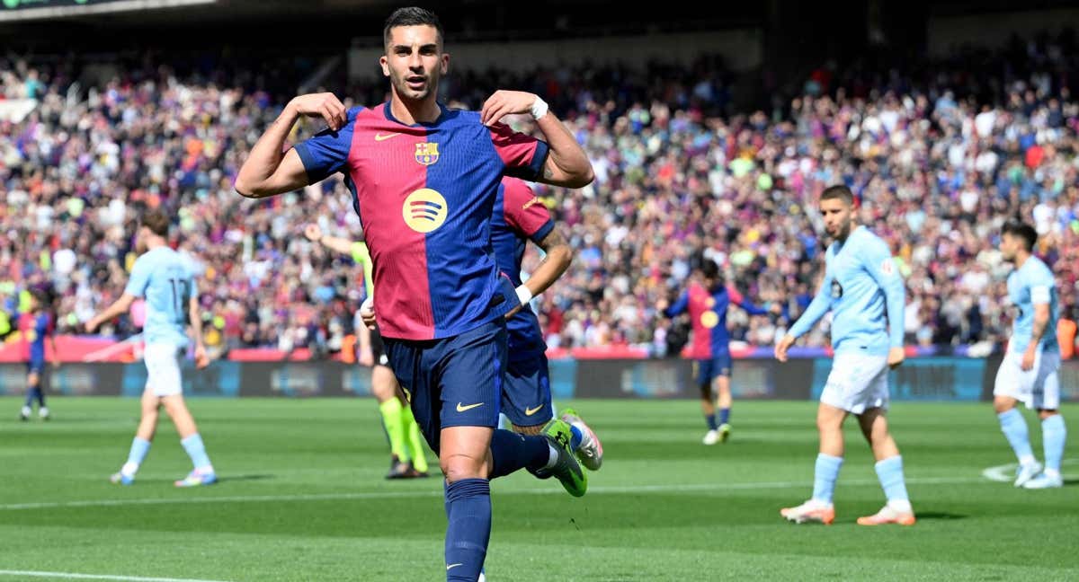 Ferran Torres marcó este pasado fin de semana ante el Celta.