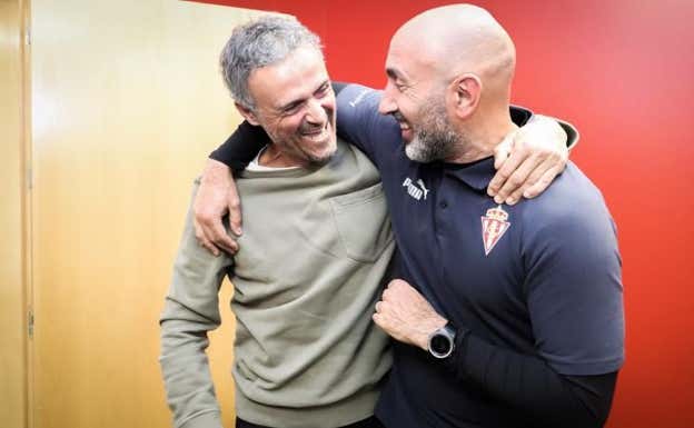 Luis Enrique y Abelardo.  El Comercio