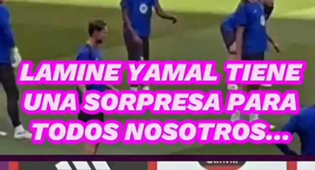 Flick avisó de que Lamine tenía una sorpresa para todos y el jugador apareció con un gorro. ¿Cómo llevará el pelo en la final?