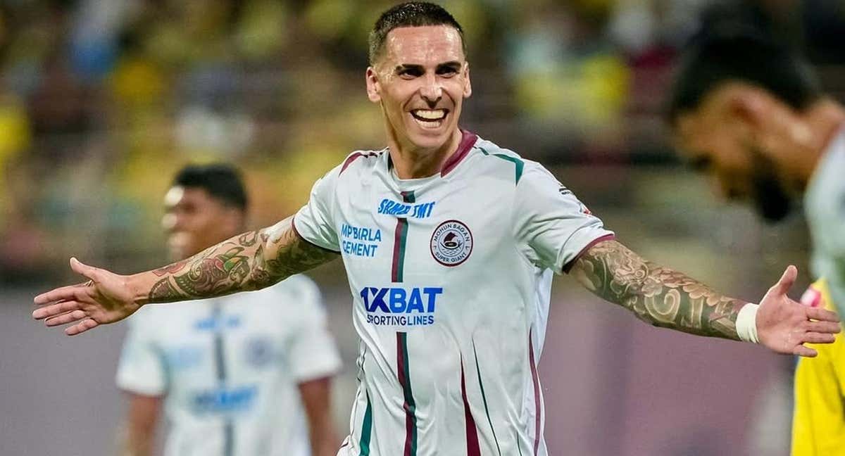 Alberto Rodríguez, futbolista español del Mohun Bagan.