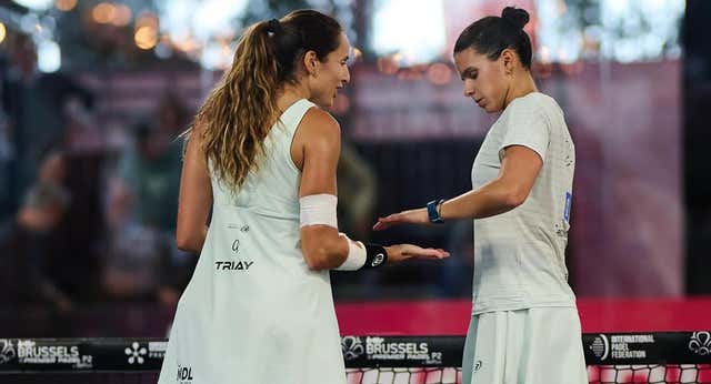 Gemma Triay y Delfi Brea se ‘vengan’ de su única derrota en Riad y ya apuntan a su quinto título consecutivo en Bruselas