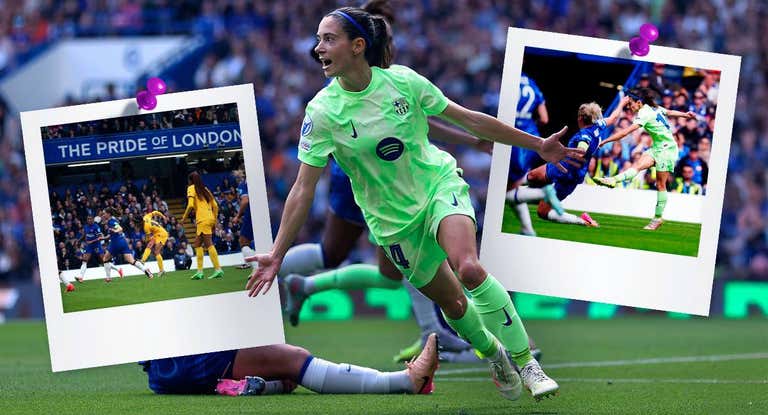 Los dos goles que Aitana Bonmatí le ha marcado al Chelsea en las dos últimas semifinales.