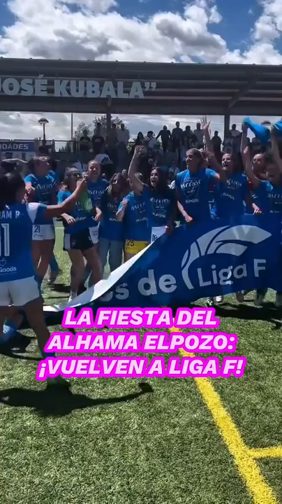 El Alhama El Pozo vuelve a Liga F tras dos años fuera del fútbol femenino profesional.