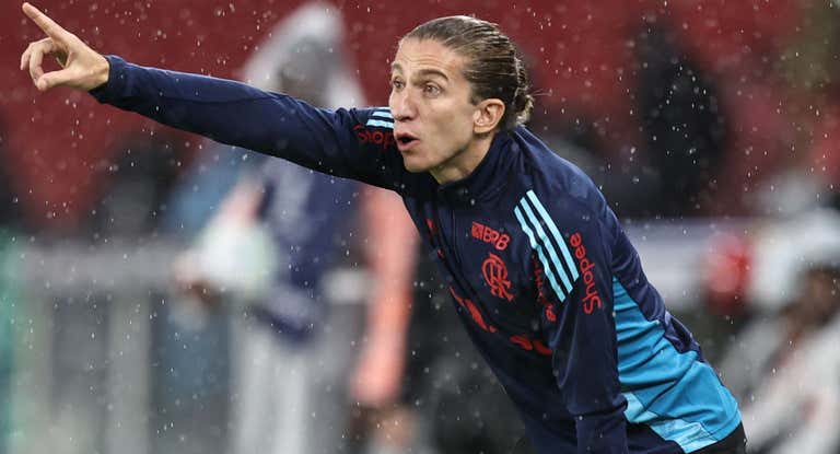 Filipe Luis, técnico del Flamengo.