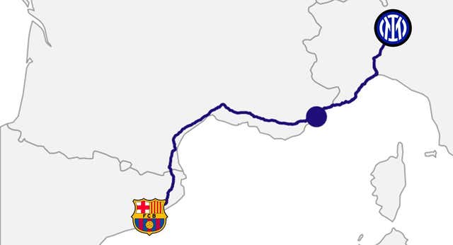 ¿El Inter viajando en autobús? El apagón pudo ser el contraataque del Barça por el volcán 15 años después
