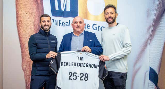 El ‘Nou Mestalla’ ya condiciona hasta patrocinios: renovación con TM Grupo Inmobiliario con un bonus en 2027/2028