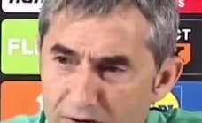 Valverde ha hablado en rueda de prensa sobre las costumbres que tiene cuando juega el Athletic.