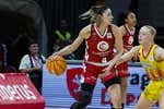 Casademont Zaragoza da un paso de gigante hacia la final y combate nulo entre Perfumerías Avenida y Valencia Basket en el show de Raquel Carrera