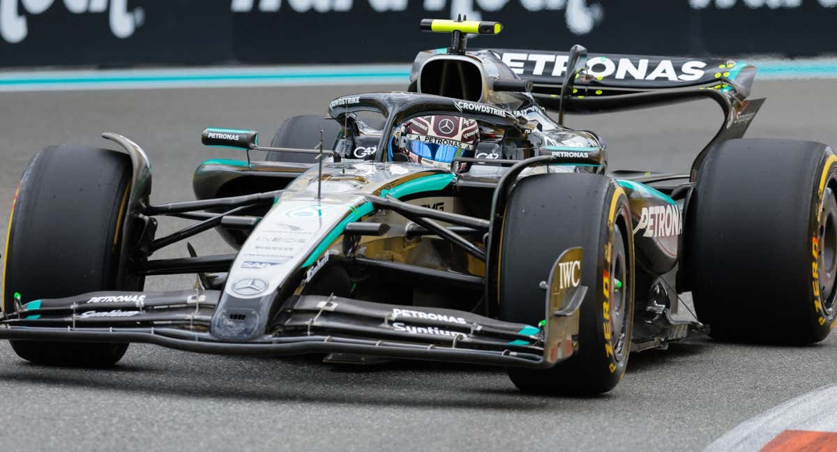 Antonelli, rodando en Miami./REUTERS