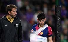 El día más especial de Dani Rodríguez con el Barça acaba con un aparatoso vendaje y un brazo en cabestrillo