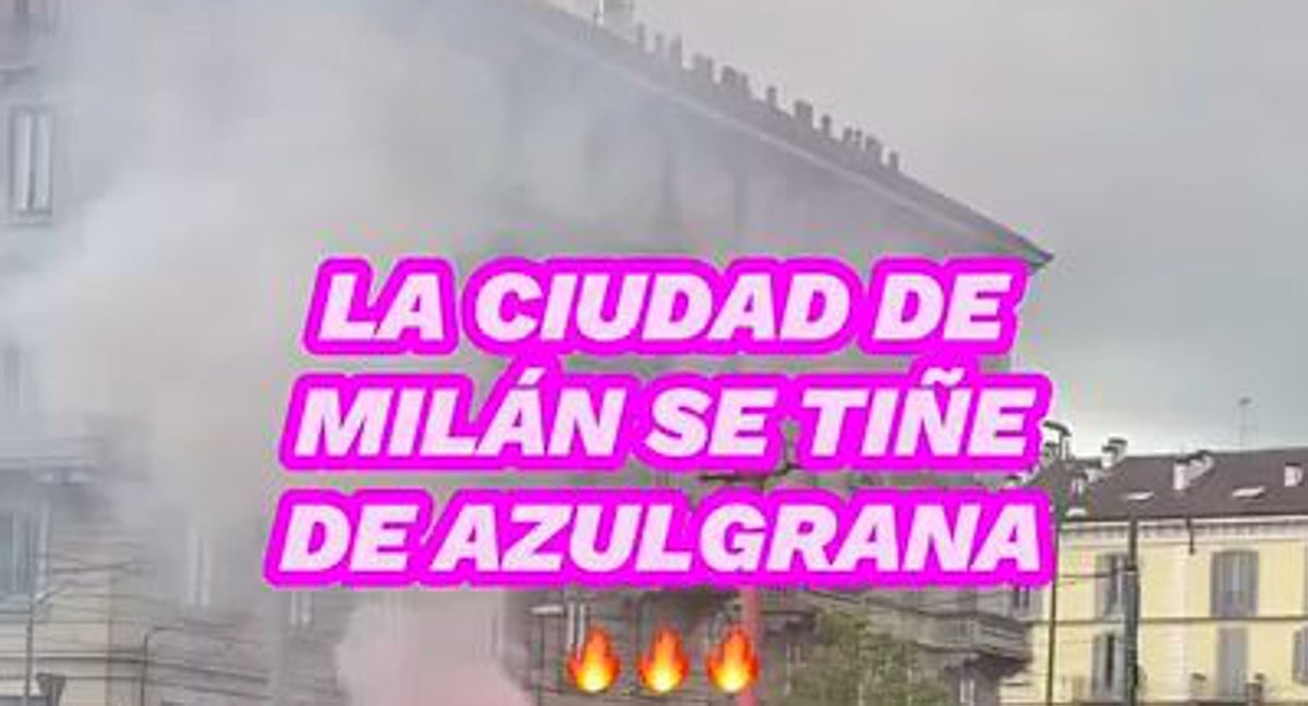La afición del Barça ya llena las calles de la ciudad antes del encuentro ante el Inter.