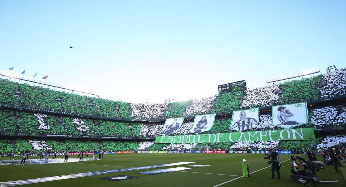 Panorámica del Benito Villamarín en el partido de ida.