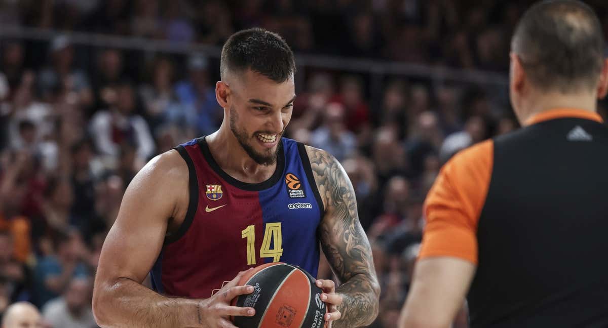 Willy Hernangómez, en uno de los partidos de la serie de los playoffs. /EP