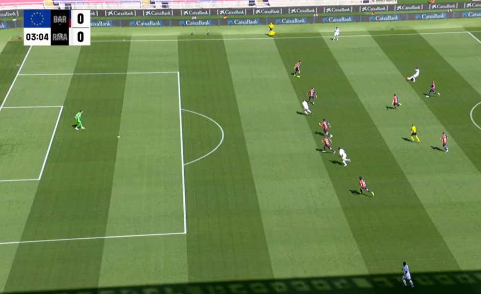 Por qué no se ha pitado fuera de juego de Mbappé en el penalti de Szczesny