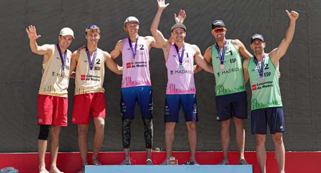 El VW Beach Pro Tour Futures de Madrid coronó a los checos Trousil y Dzavoronok como sus nuevos campeones