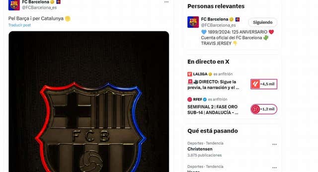 Un «por el Barça y por Catalunya» que reta al Espanyol y enciende aún más los ánimos del derbi