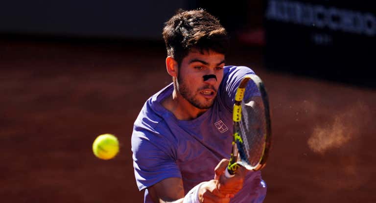 Carlos Alcaraz, finalista del Masters de Roma 2025.
