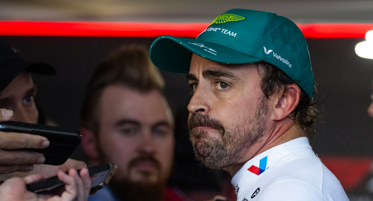 Alonso, durante el Gran Premio de Imola./DAVID MORENO
