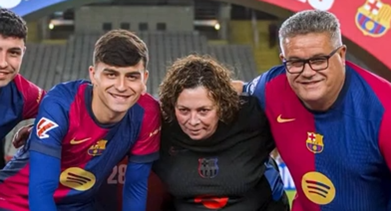 Cada vez que gana un título el ‘8’ repite este gesto para homenajear a su abuelo.