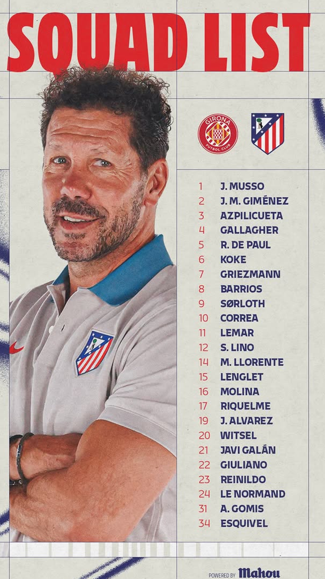 Simeone convierte a Oblak en historia de la Liga... sin jugar