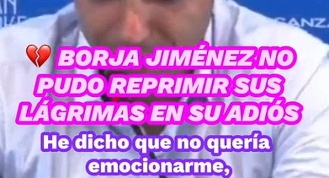 El técnico se despidió entre lágrimas del Leganés tras dos temporadas al mando.