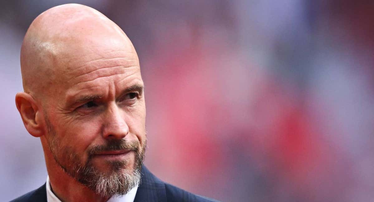 Erik ten Hag, en su etapa en el Manchetser United. /AFP