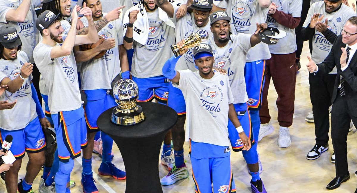 Los Oklahoma City Thunder, nuevos campeones del Oeste./Efe